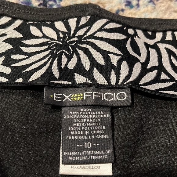 Exfficio stretchy pants for work with stretch waist. Size 10.  Warm. - Picture 3 of 3